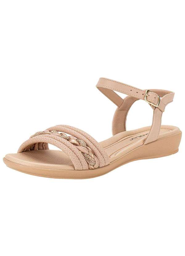 Piccadilly - Sandália Feminina Flat Piccadilly 500377 - Rose