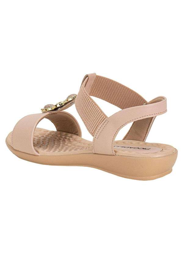 Piccadilly - Sandália Feminina Flat Piccadilly 500399 - Salmão 3