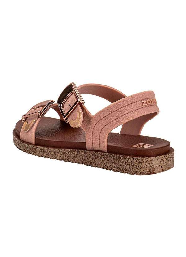 Zaxy - Sandália Feminina Flat Rich Zaxy 19200 - Salmão 3