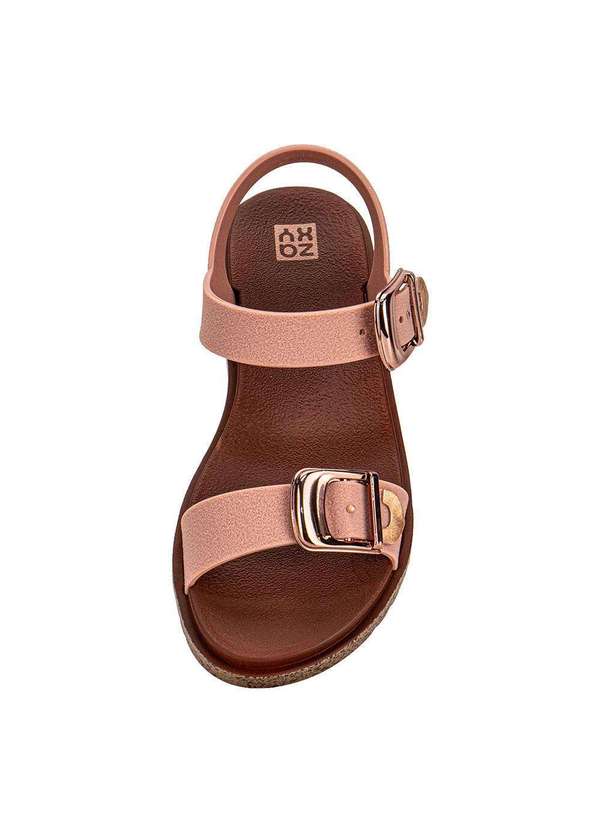 Zaxy - Sandália Feminina Flat Rich Zaxy 19200 - Salmão 5
