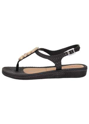 Terra & Agua - Sandália Feminina Flat Terra & Água 211405 - TERRA & AGUA