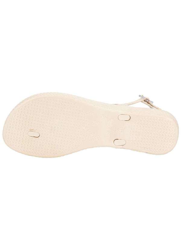 Terra & Agua - Sandália Feminina Flat Terra & Água 211405 Natural 2