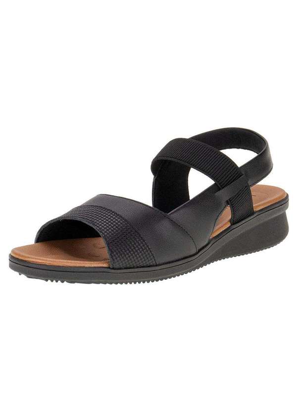 Usaflex - Sandália Feminina Flat Usaflex Ae2031 - Preto