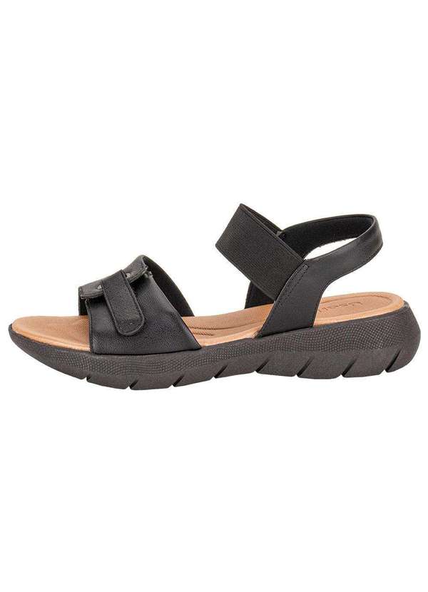 Usaflex - Sandália Feminina Flat Usaflex Al1402 - Preto 2
