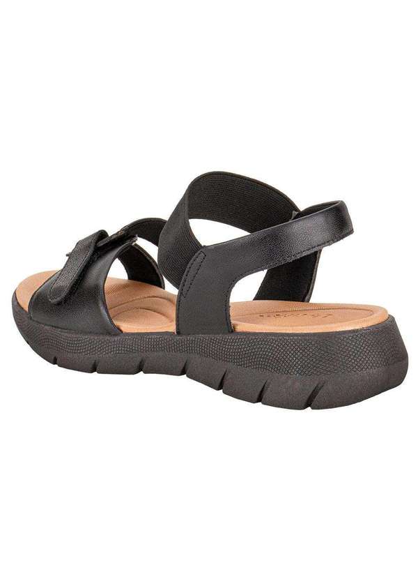 Usaflex - Sandália Feminina Flat Usaflex Al1402 - Preto 3