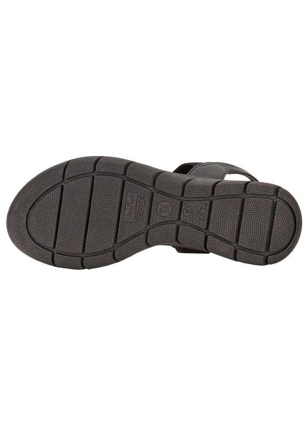 Usaflex - Sandália Feminina Flat Usaflex Al1402 - Preto 4