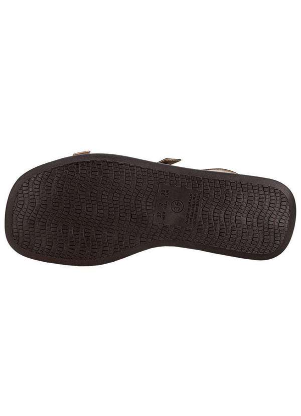 Via Scarpa - Sandália Feminina Flat Via Scarpa 174418588 Café 1