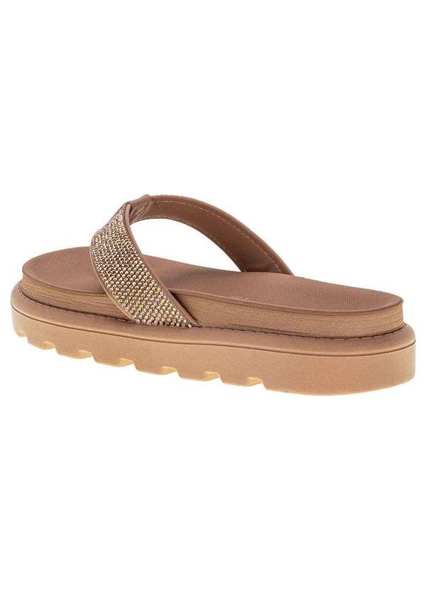 Vizzano - Sandália Feminina Flat Vizzano - 6459127 - Bege 3