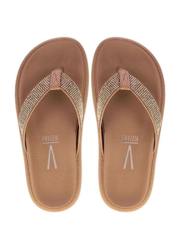 Vizzano - Sandália Feminina Flat Vizzano - 6459127 - Bege 5