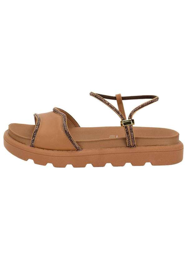 Vizzano - Sandália Feminina Flat Vizzano 6459136 Caramelo 3