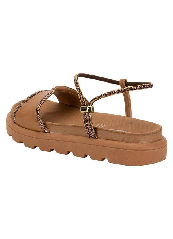 Vizzano - Sandália Feminina Flat Vizzano 6459136 Caramelo 4