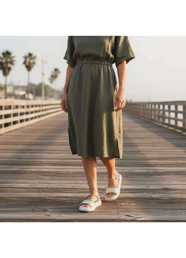 Vizzano - Sandália Feminina Flat Vizzano 6459136 Branco/Off 2