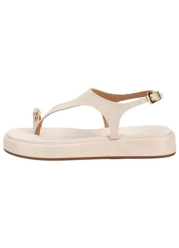 Vizzano - Sandália Feminina Flat Vizzano 6506127 Branco/Off 2