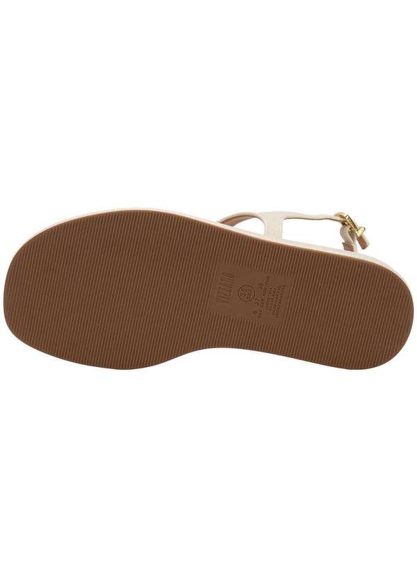 Vizzano - Sandália Feminina Flat Vizzano 6506127 Branco/Off 5