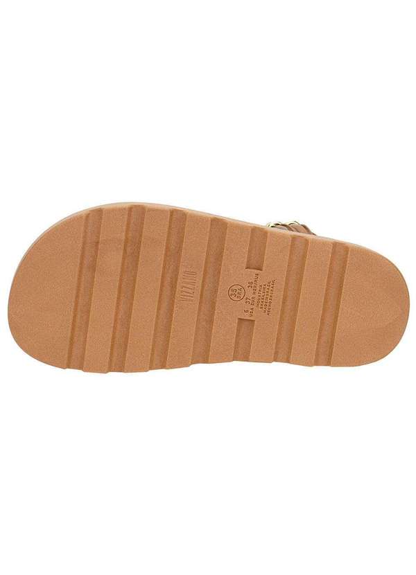 Vizzano - Sandália Feminina Flat Vizzano 6510116 - Camel 4