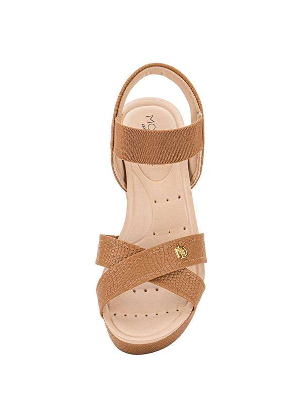 Sandália Feminina Meia Pata Modare 7137117 Camel Clovis Calcados