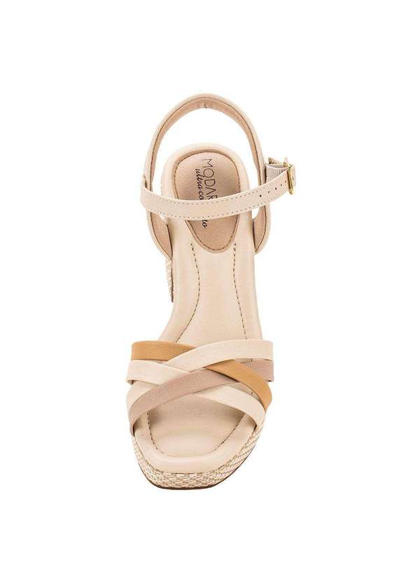 Modare Sandália Feminina Meia Pata Modare 7203102 Natural