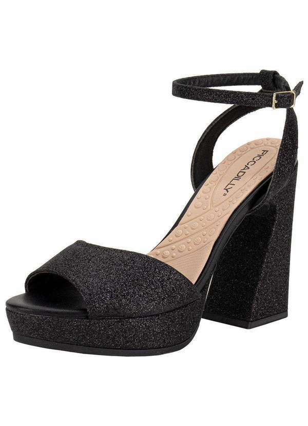 Piccadilly - Sandália Feminina Meia Pata Piccadilly 818015 Preto