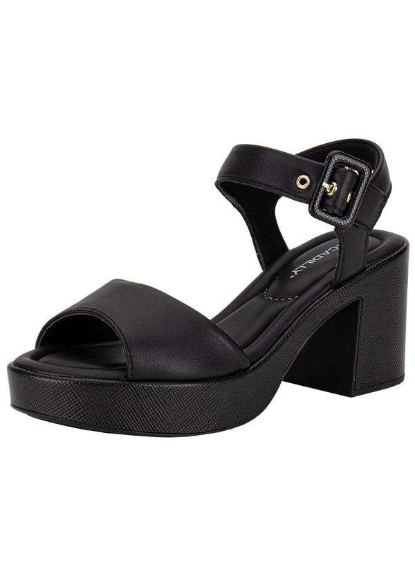 Piccadilly - Sandália Feminina Meia Pata Piccadilly 822011 Preto