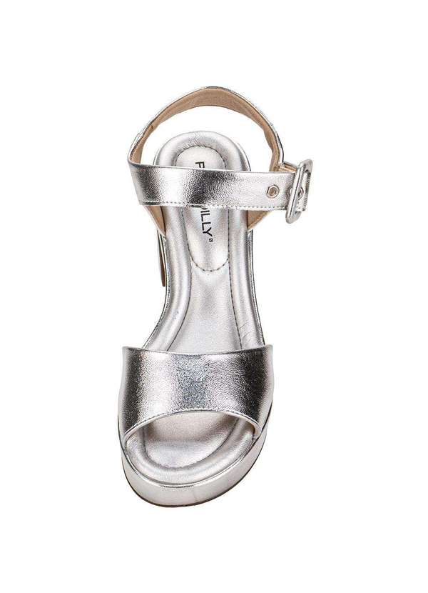 Piccadilly - Sandália Feminina Meia Pata Piccadilly 822011 Prata 5