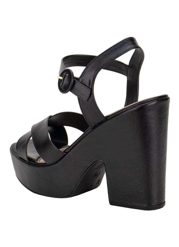 Via Scarpa - Sandália Feminina Meia Pata Via Scarpa 131012723 - Preto 3