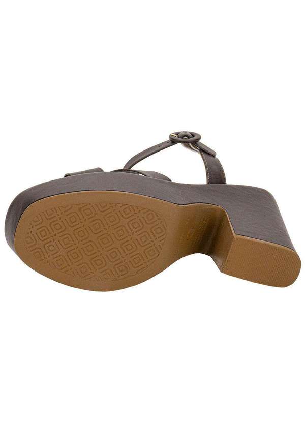 Via Scarpa - Sandália Feminina Meia Pata Via Scarpa 131012723 - Café 4