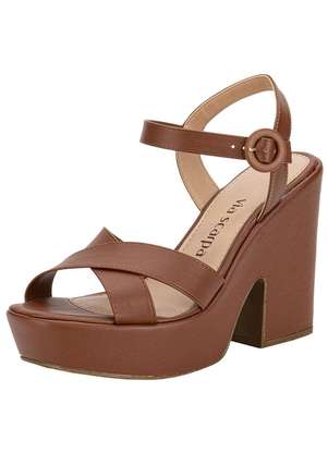 Sandália Feminina Meia Pata Via Scarpa 131012723 - VIA SCARPA