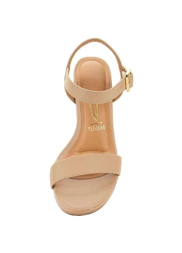 Vizzano - Sandália Feminina Meia Pata Vizzano 6425110 - Bege 5