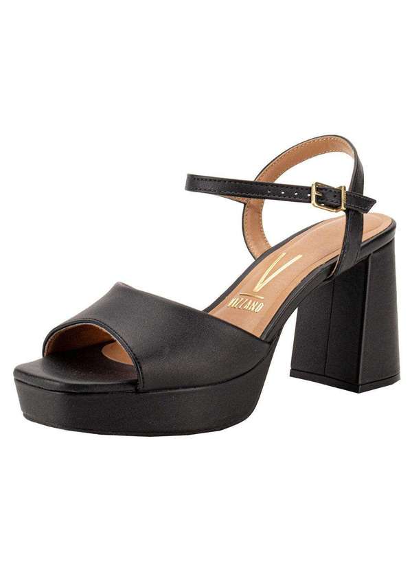Vizzano - Sandália Feminina Meia Pata Vizzano 6472207 - Preto