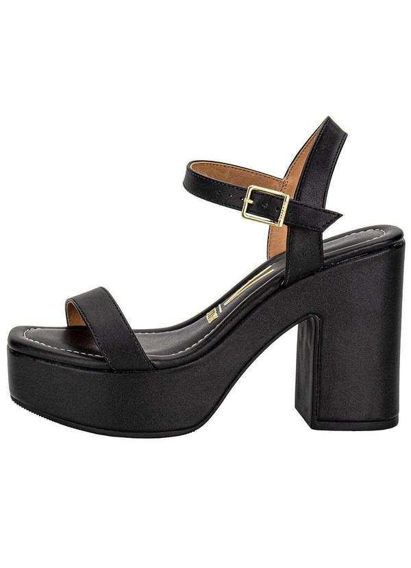 Vizzano - Sandália Feminina Meia Pata Vizzano 6541100 Preto 2
