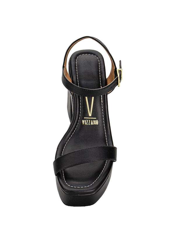 Vizzano - Sandália Feminina Meia Pata Vizzano 6541100 Preto 5