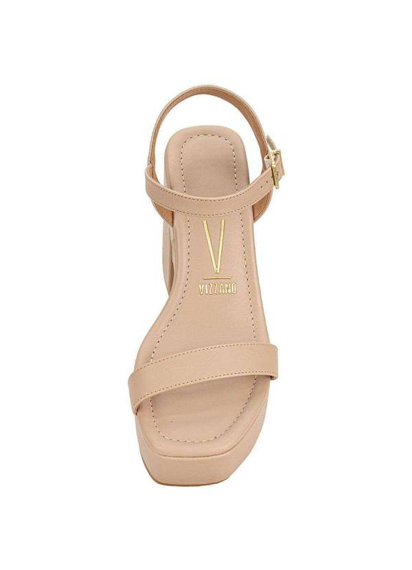 Vizzano - Sandália Feminina Meia Pata Vizzano 6541100 Bege 5