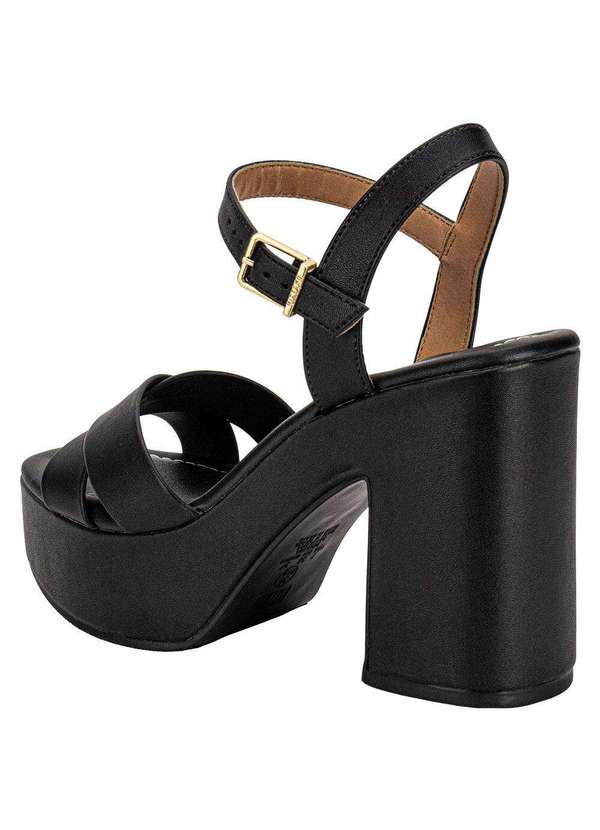 Vizzano - Sandália Feminina Meia Pata Vizzano 6541102 Preto 3