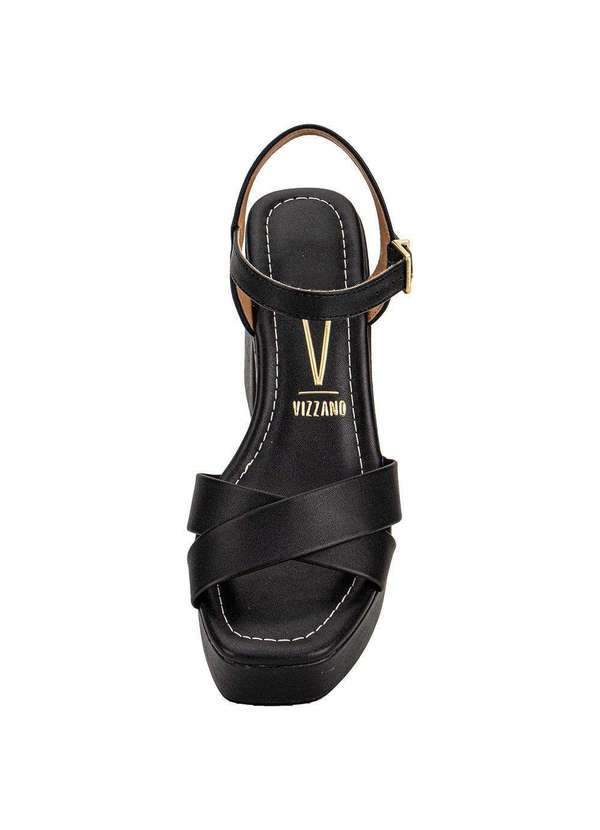 Vizzano - Sandália Feminina Meia Pata Vizzano 6541102 Preto 5