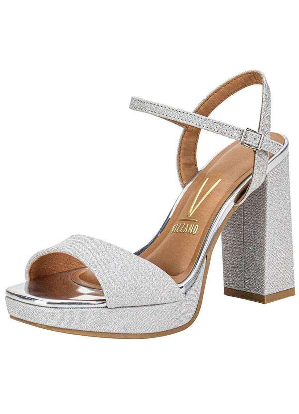 Vizzano - Sandália Feminina Meia Pata Vizzano 6551100 - Prata 1