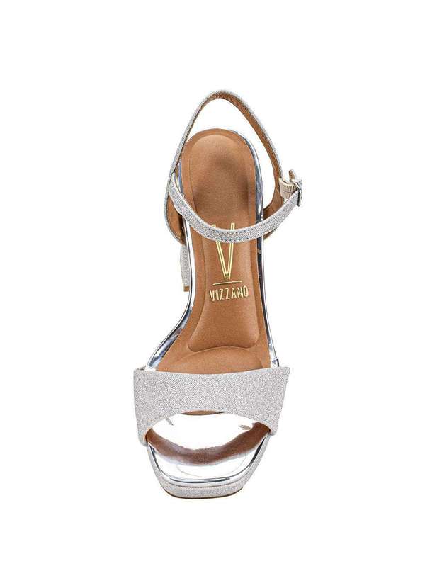 Vizzano - Sandália Feminina Meia Pata Vizzano 6551100 - Prata 5