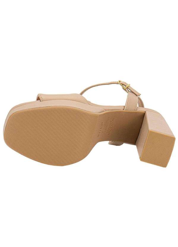 Vizzano - Sandália Feminina Meia Pata Vizzano 6551100 - Bege 4