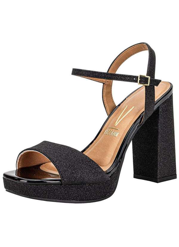 Vizzano - Sandália Feminina Meia Pata Vizzano 6551100 Preto