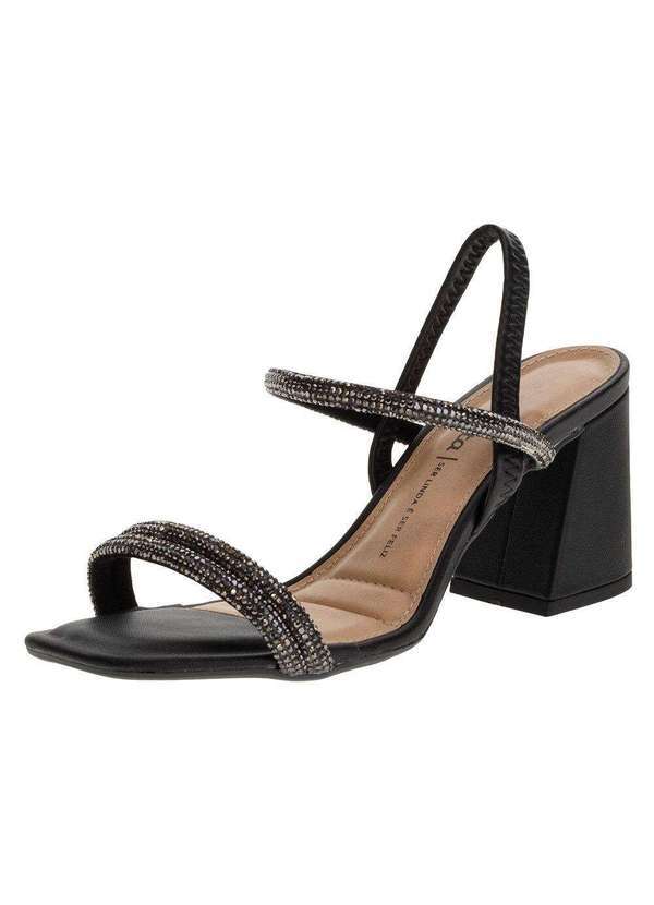 Dakota - Sandália Feminina Salto Alto Dakota - Z9571 - Preto