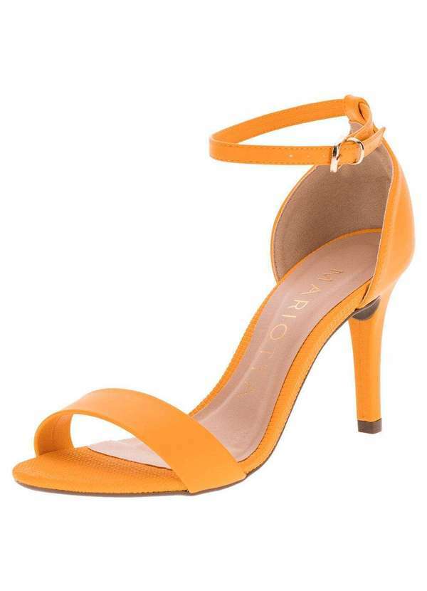 Mariotta - Sandália Feminina Salto Alto Mariotta - 1353001 - Amarelo