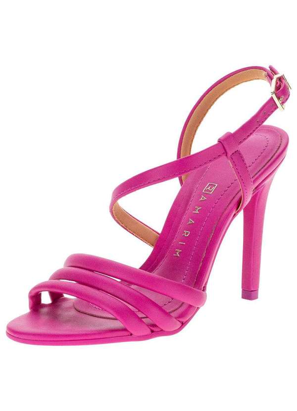 Ramarim - Sandália Feminina Salto Alto Ramarim - 2268203 - Pink