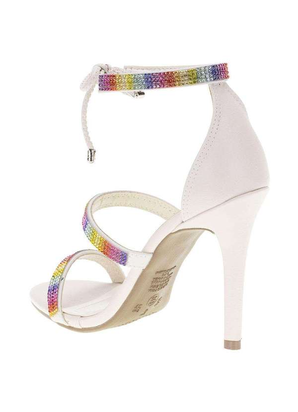 Via Marte - Sandália Feminina Salto Alto Via Marte - 2216102 Marfim 3