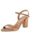 Vizzano - Sandália Feminina Salto Alto Vizzano - 6262474 - Camel - variação: - CAMEL