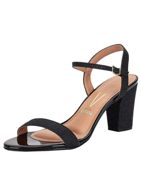 Vizzano - Sandália Feminina Salto Alto Vizzano - 6262474 Preto 01