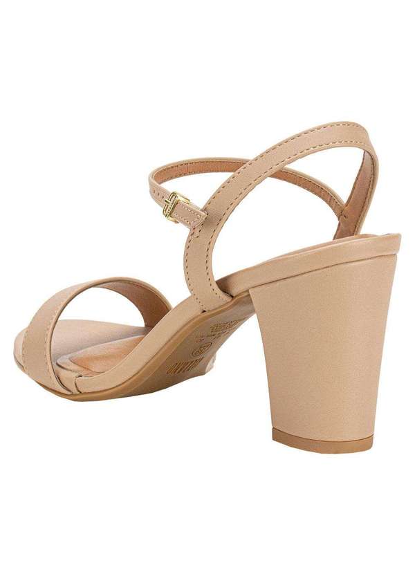 Vizzano - Sandália Feminina Salto Alto Vizzano - 6262474 Bege 01 3