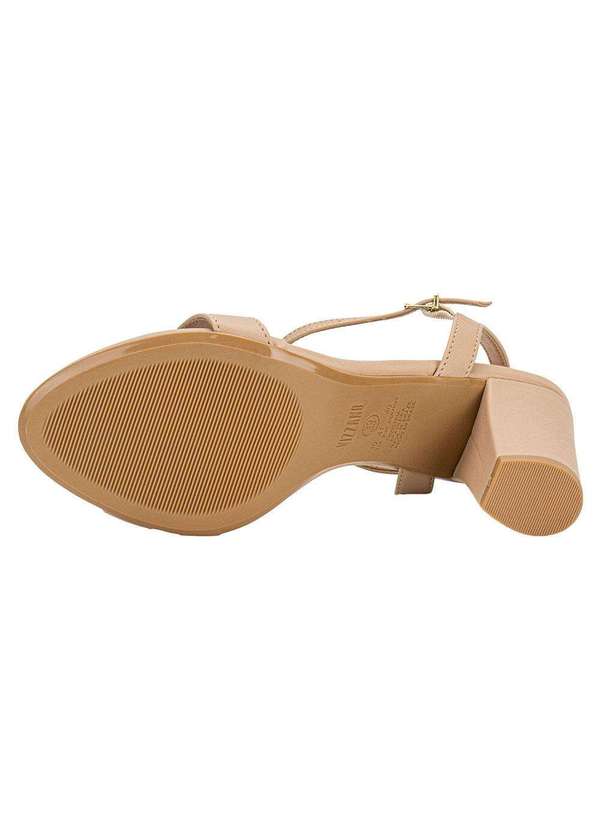 Vizzano - Sandália Feminina Salto Alto Vizzano - 6262474 Bege 01 4