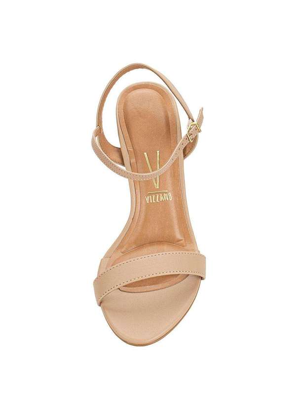 Vizzano - Sandália Feminina Salto Alto Vizzano - 6262474 Bege 01 5