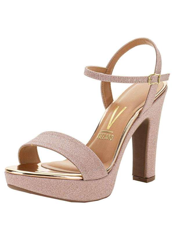 Sandália Salto Alto Vizzano Sandalia Plataforma Sandálias Sapato