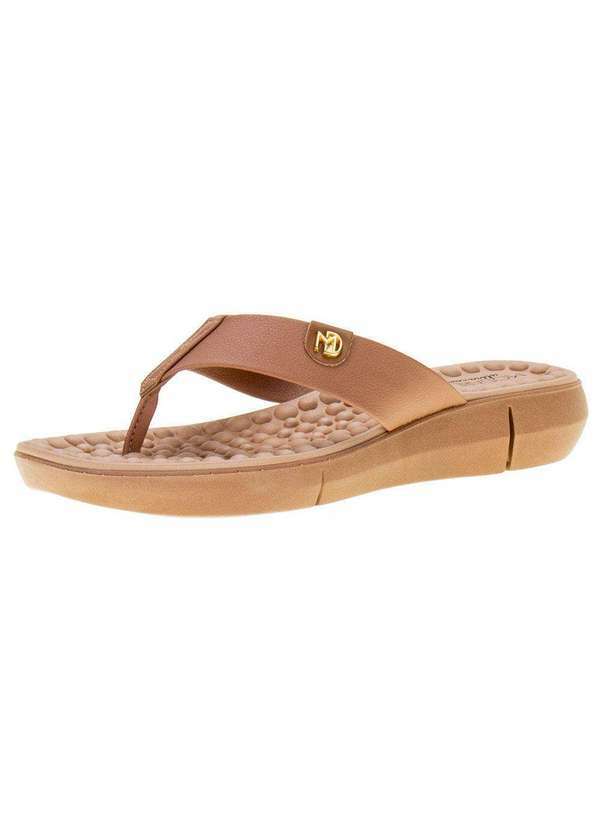 Modare - Sandália Feminina Salto Baixo Modare - 7142106 - Bege 03