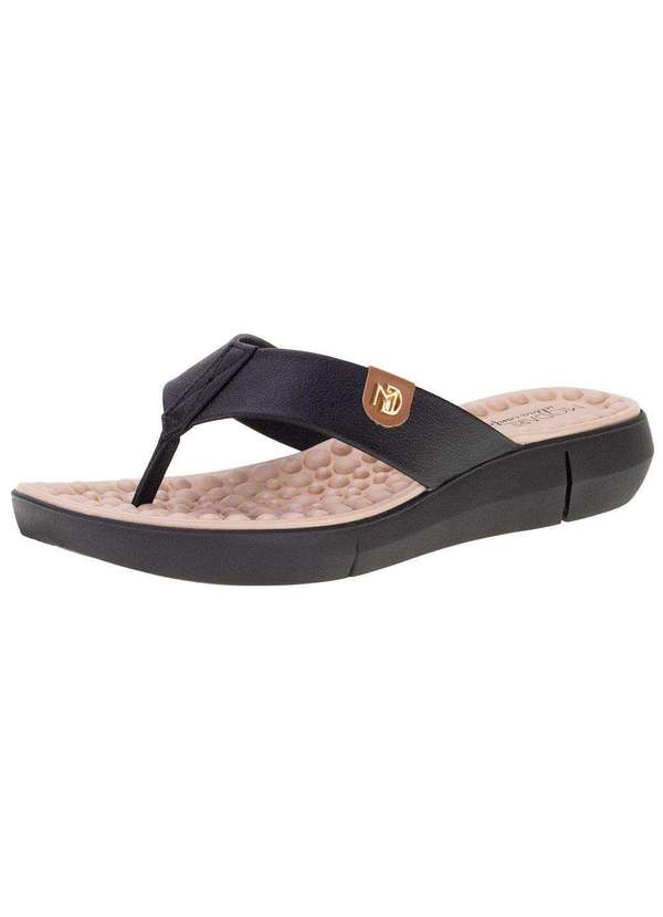 Modare - Sandália Feminina Salto Baixo Modare - 7142106 - Preto 02